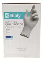 Guantes Quirúrgicos Estériles Talla 7.0 (50 Pares) Bialy