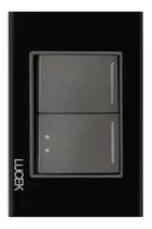 Placa Cristal Negro 1 Interruptor Simple-1 Esc Lucek B53192 Corriente Nominal 16 A Voltaje Nominal 0v