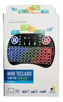 Kit 20 Mini Teclado Iluminado Controle Sem Fio Atacado