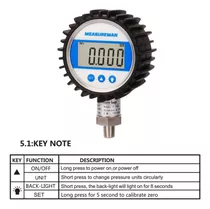 Medidor De Presion Digital 10000 Psi