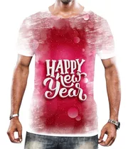 Camisa Camiseta Feliz Ano Novo Happy New Year 2022 Férias 10