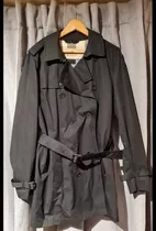 Piloto Trench Negro Burberry Brit - Nuevo. Comprado En Ny