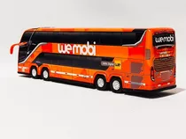 Miniatura De Ônibus We Mobi Campione Dd Comil Lançamento. La