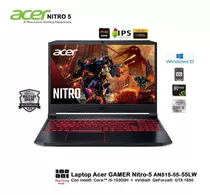 Acer Nitro-5 Core I5-10300h 8gb 256gb+1tb 15.6fhd Gtx 4g W10
