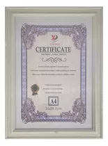 Marco Para Certificado Documento Diploma Vidrio A4 21x29.7cm