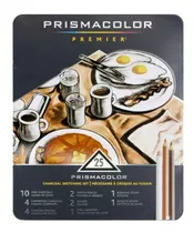 Kit Carboncillo Prismacolor Premier 25 Piezas