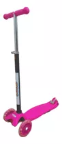 Patinete Infantil 3 Rodas Rosa Importway C/ Altura Regulável