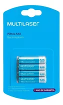 Pila Recargable Mlaser Aaa 1000mah Blister X4 Pilas Triple A