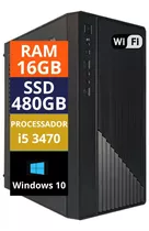 Pc Computador Cpu I5 3470 +ssd 480gb+16gb Memória Ram