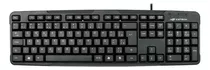 Teclado C3tech Kb-12bk Qwerty Português Brasil Cor Preto