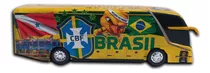 Miniatura Ônibus Brasil Cbf Seleção Brasileira 40cm X 12cm