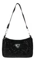 Cartera Bandolera Importada Strass Brillos - Tendencia