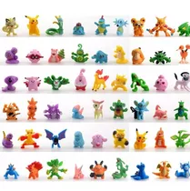 Kit 48 Pokemon Go Miniaturas Bonecos 2~3 Cm Sortido Pikachu