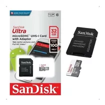 Cartão De Memoria 32gb Micro Sd Card Sandisk Ultra Uhs-i Car