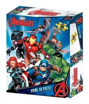 Quebra-cabeça 3d Os Vingadores Zipper Box 200 Peças - Br1313