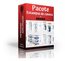 Estampas Prontas Para Sublimação Canecas Vetores