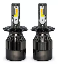 Kit Turbo De Foco Led Auto H4 6500 Lúmenes 48w 3 Tonos