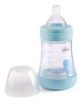 Mamadera Chicco Perfect 5 Flujo Lento 150ml 0m+ Color Celeste Rosa