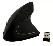 Mouse Vertical Sem Fio Recarregável Kolke  Computadora Kem-248 Preto