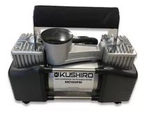 Compresor De Aire Mini A Batería Portátil Kushiro Mc150psi 25hp Plateado/negro