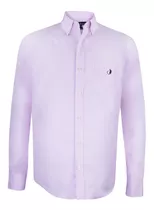 Camisa Long Beach Polo Club Oxford L5952 Directo De Fabrica