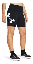 Shorts Ua Campus De 7  Negro Para Mujer Under Armour