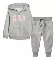 Conjunto De Moletom Gap Infantil Cinza Tamanho 3 Anos