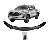 Rompeviento Toyota Hilux 2021-2022 Nuevo Deflector Negro