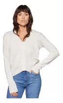 Cardigan Mujer Saco Liso Escote V Gentle - S2810 Prussia