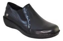 Zapato Comfort Cavatini Mocasin Cuero Mujer, Con Plantilla