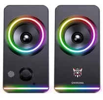 Parlantes Rgb Gamer De Escritorio Onikuma X6