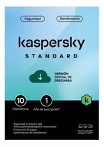 Kaspersky Standard 10 Dispositivos 1 Año