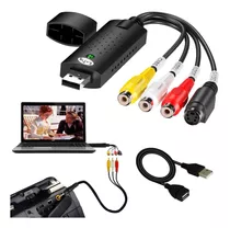 Easycap Tarjeta Capturadora Usb 2.0 Rca Audio Video Ps3 W10