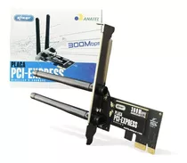 Placa Pci Express Wireless 300mbps 2 Antenas Kp-t118 Knup