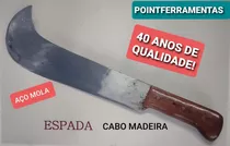 Espada Facão De Ferreiro Em Aço Mola 1045.feio A Mão.