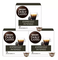 Dolce Gusto Capsulas Espresso Intenso X3 Cajas