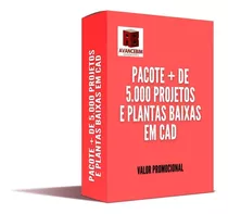 Pacote + De 5.000 Projetos E Plantas Baixas Em Cad