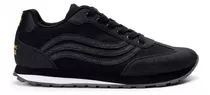 Zapatilla Urbana Negra Jogger-x Hombre Atomik