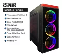 Pc Gamer Completo I5 8gb Ssd 240 Hd500 Placa De Video 4gb