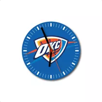 Reloj De Pared Oklahoma City Thunder Okc Equipo Nba Basquet 