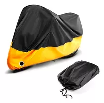 Cubre Moto 190t Para Lluvia Y Sol Con Cierre De Seguridad