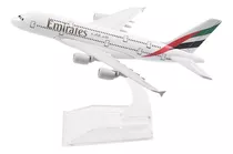 Avião Miniatura Em Metal Emirates Coleção Mini Boeing Airbus