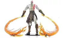 Kratos God Of War Neca Toys + Fogo Blades Deus Da Guerra