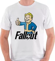 Camiseta Fallout Jogo Game Logo Boy Camisa Blusa