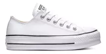 Tenis Converse Chuck Taylor Allstar Liftclean Leather-blanco