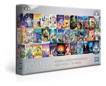 Quebra-cabeça Posters 100 Anos Da Disney 1500 Peças Toyster