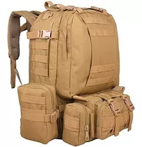 Mochila Táctica Camuflaje Militar Trekking 55l 