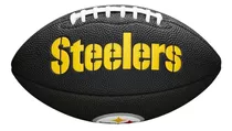 Balon De Futbol Americano Wilson Logos Steelers Black