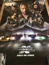 Afiche-póster De Película De Cine Rapidos Y Furiosos 10
