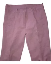 Pantalón De Vestir T 44 Nuevo Color Uva